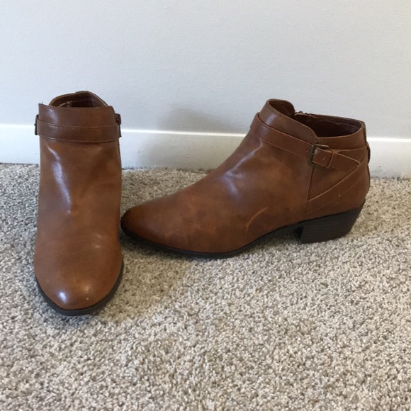 Womens Brown Booties - Picture 2 of 5